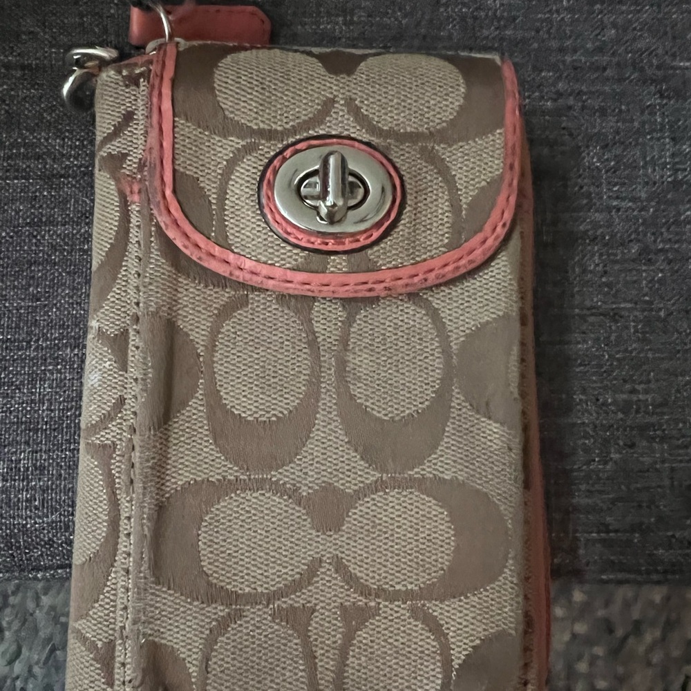 Coach purse & wallet (used)